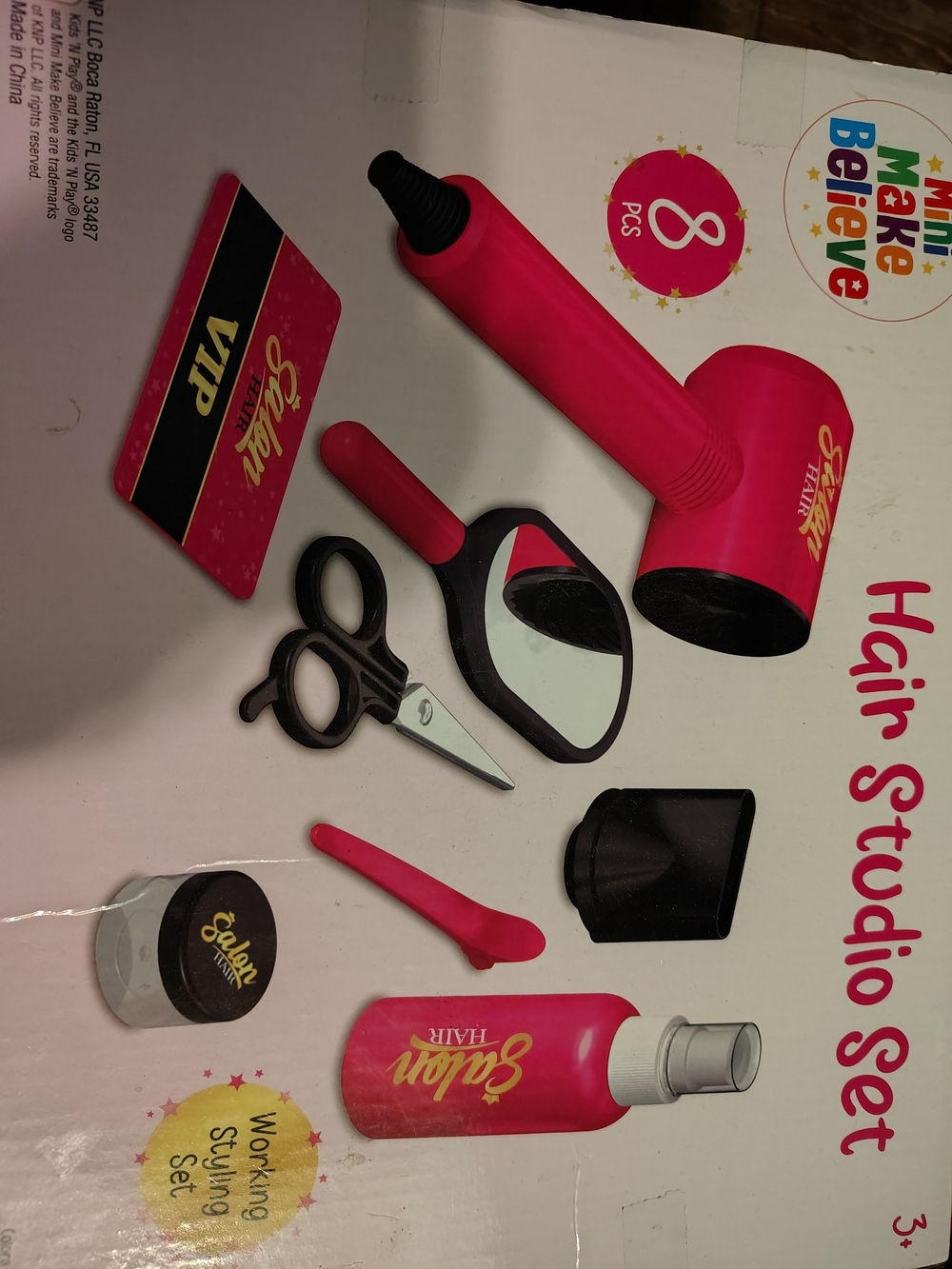 Hair Studio Set - Pink Hair Styling Playset